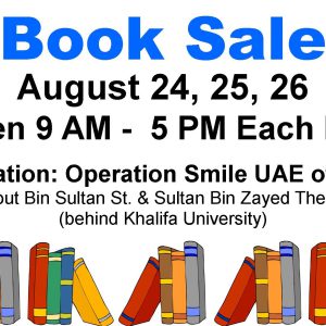 used book sale poster